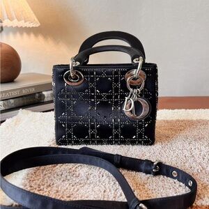 Lady Dior- Good Condition, 24 cm (length), 20 cm (height), 11 cm (width)